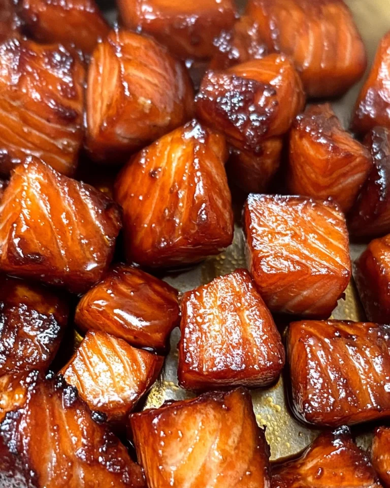 Candied Smoked Salmon Bites