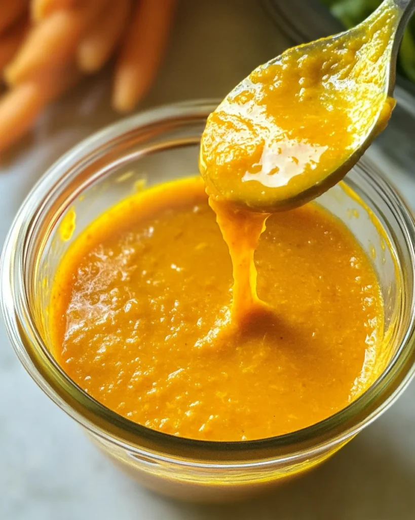 Carrot Ginger Salad Dressing