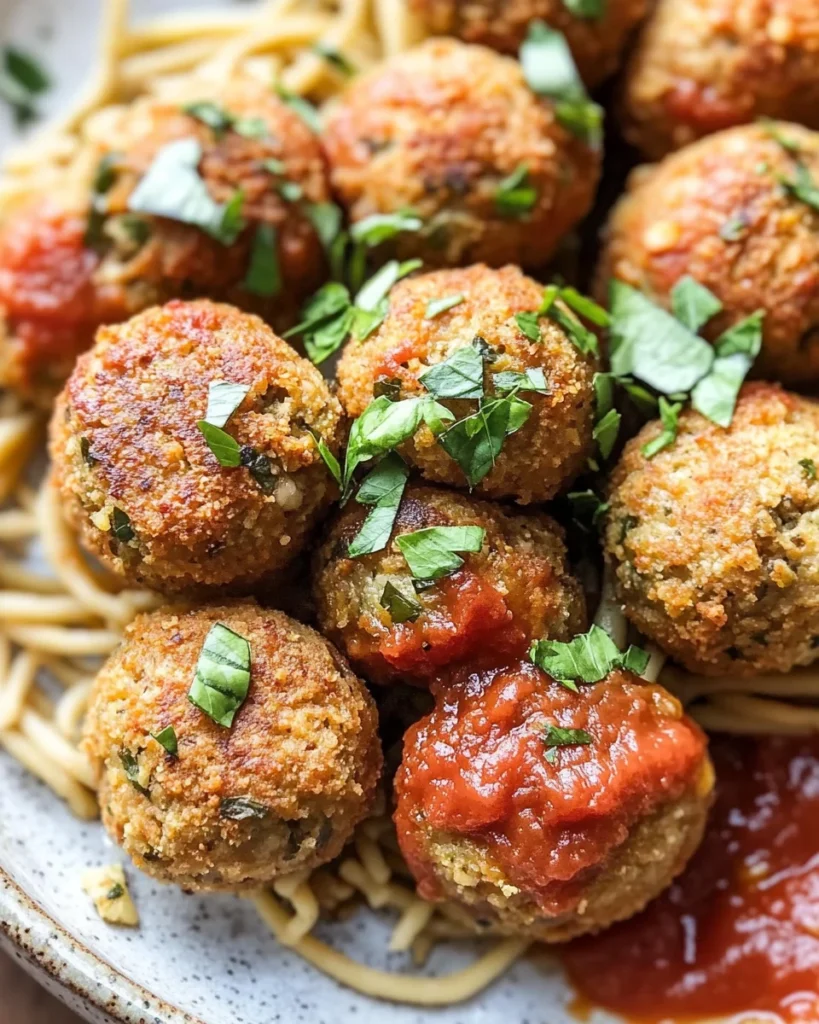 Chickpea Meatballs (Vegetarian)