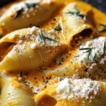 Comforting Stuffed Shells With Pumpkin Cream Sauce
