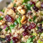 Cranberry Walnut Quinoa Salad