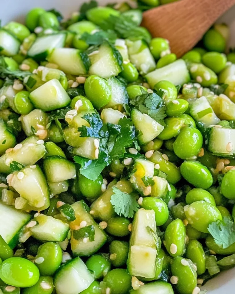 Cucumber Edamame Salad