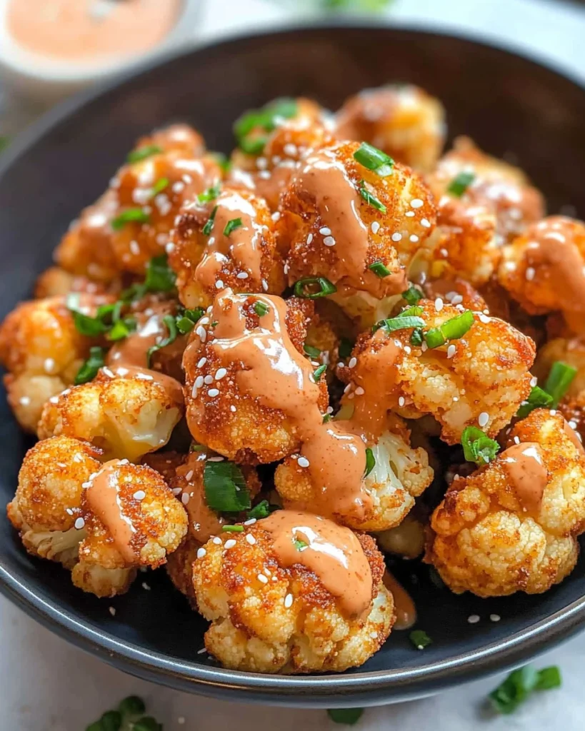 Easy Air Fryer Bang Bang Cauliflower Recipe