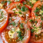 Easy Marinated Tomatoes
