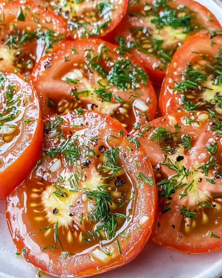 Easy Marinated Tomatoes