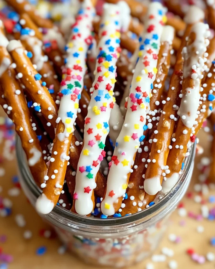 Easy Pretzel Stick Sparklers