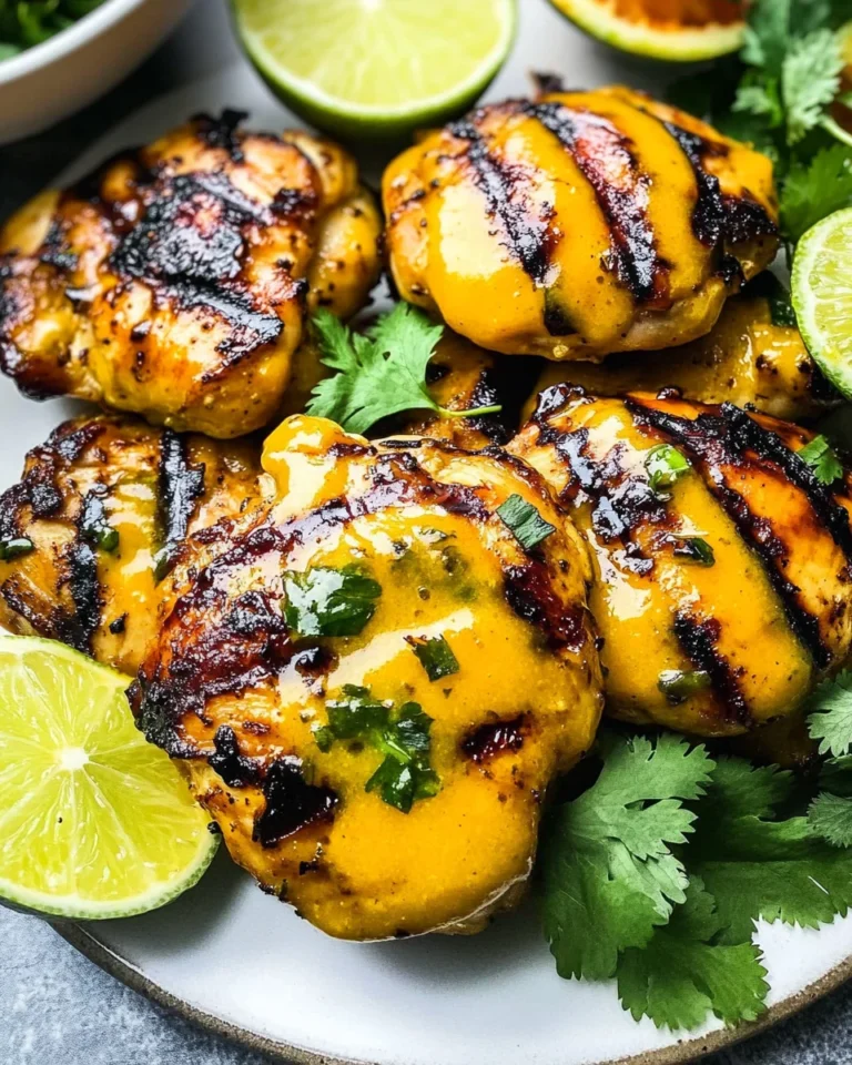 Grilled Mango Lime Chicken