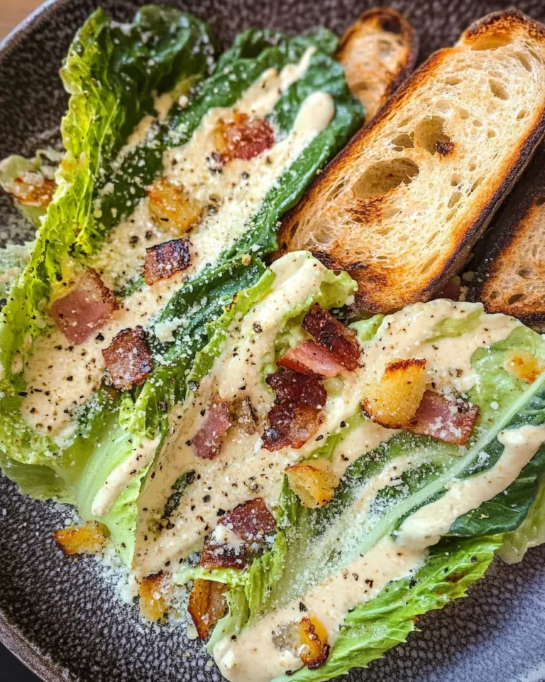 Grilled Romaine Caesar Salad Recipe