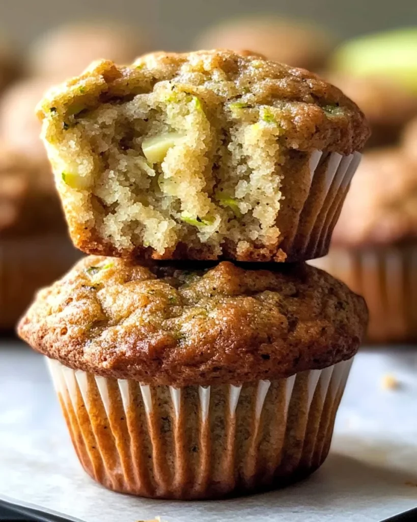 Healthy Banana Zucchini Muffins