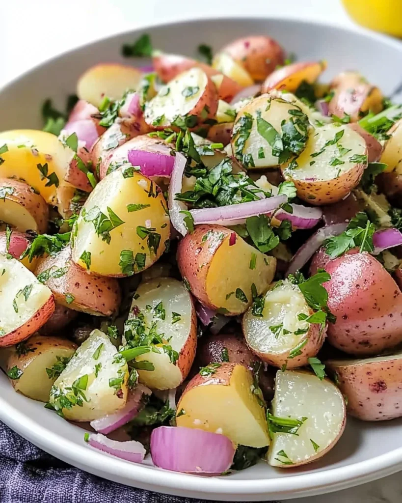 Healthy Potato Salad - No Mayo