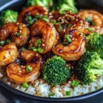 Honey Garlic Shrimp Bowls