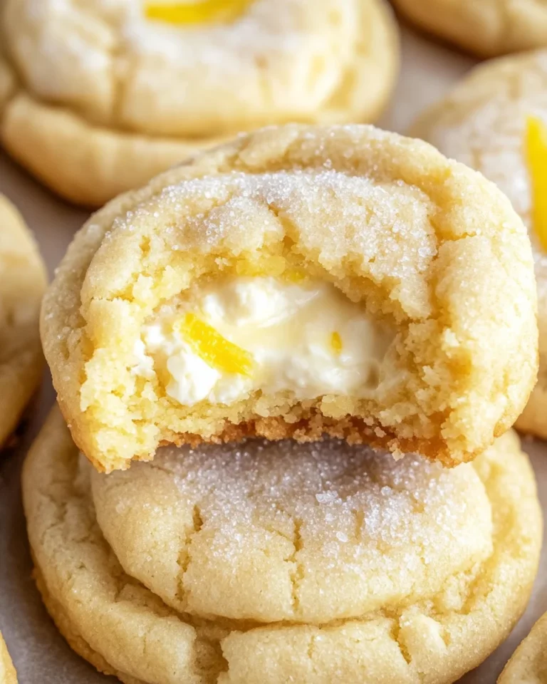 Lemon Cheesecake Cookies