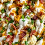 Loaded Roasted Cauliflower
