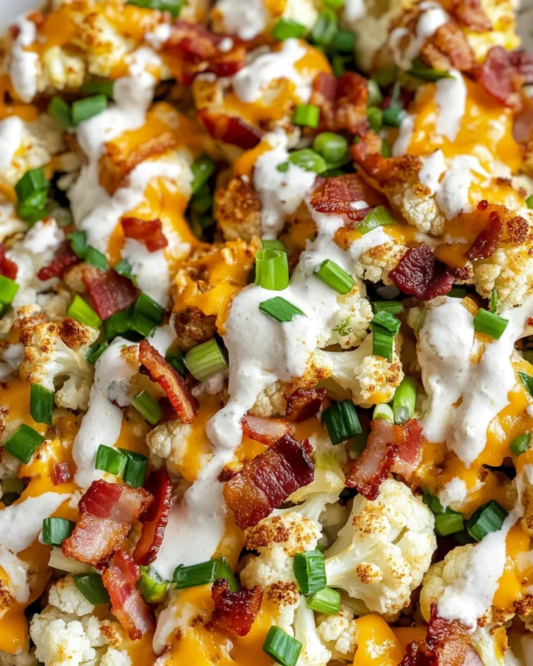 Loaded Roasted Cauliflower