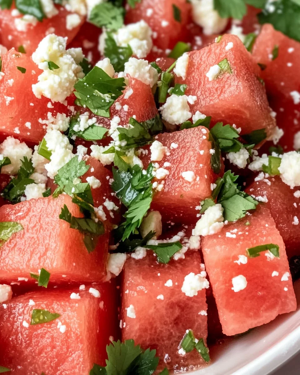 Mexican Watermelon Salad