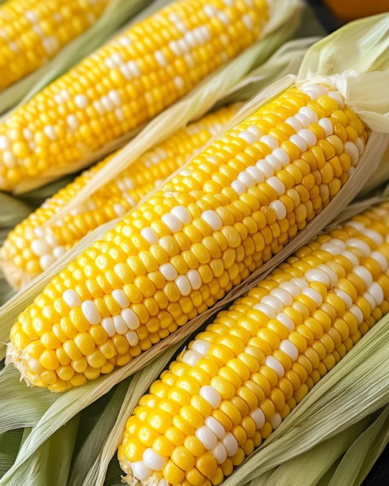 Microwave Corn on the Cob in Husk