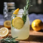 Mint and Rosemary Lemonade with Vanilla