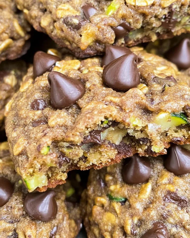 Oatmeal Chocolate Chip Zucchini Cookies