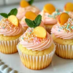 Peach Bellini Cupcakes Recipe