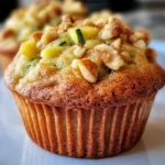Pineapple Walnut Zucchini Muffins