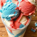 Red White and Blue Ice Cream