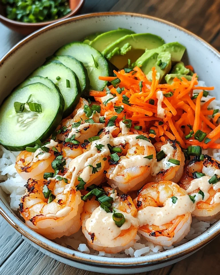 Shrimp Rice Bowls with Spicy Mayo