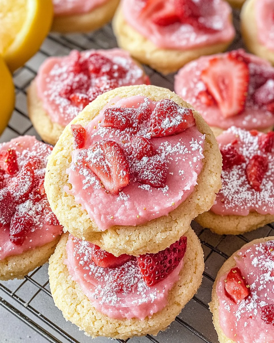 Strawberry Lemonade Cut-Out Cookie Recipe