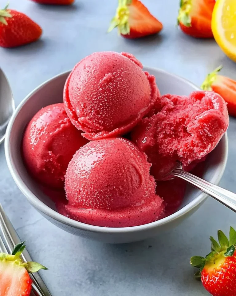 Strawberry Sorbet