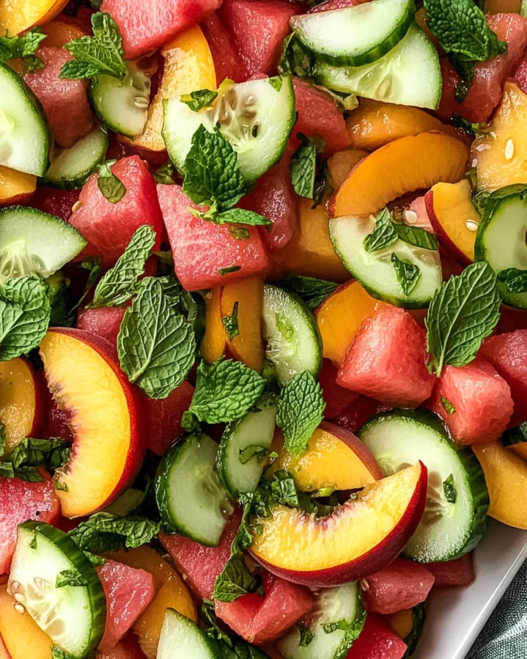 The Peach Watermelon Salad That Tastes Like Summer