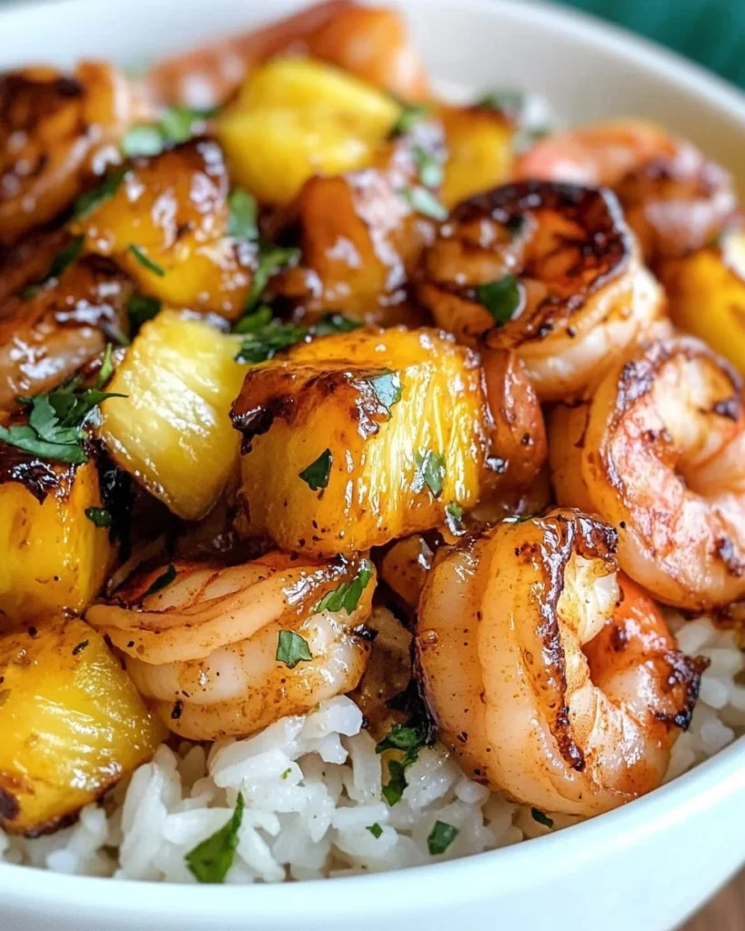 Tropical Shrimp Rice Bowl Recipe